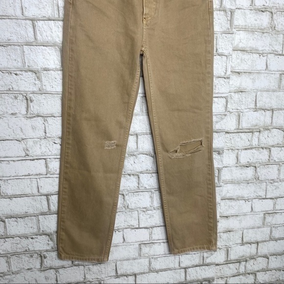 Free people Dakota Straight Leg Jean in tan - Picture 8 of 15